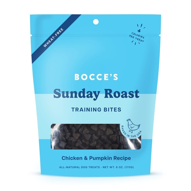 Bocce’s Bakery Sunday Roast Training Bites Dog Treats 6 oz