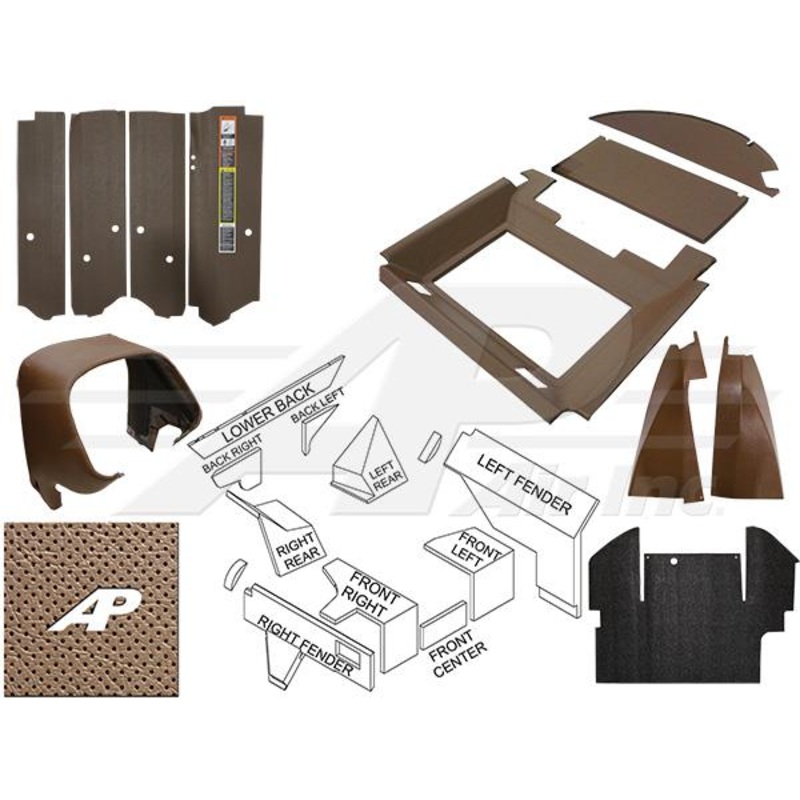 Complete Interior Cab Kit – Brindle Brown for John Deere