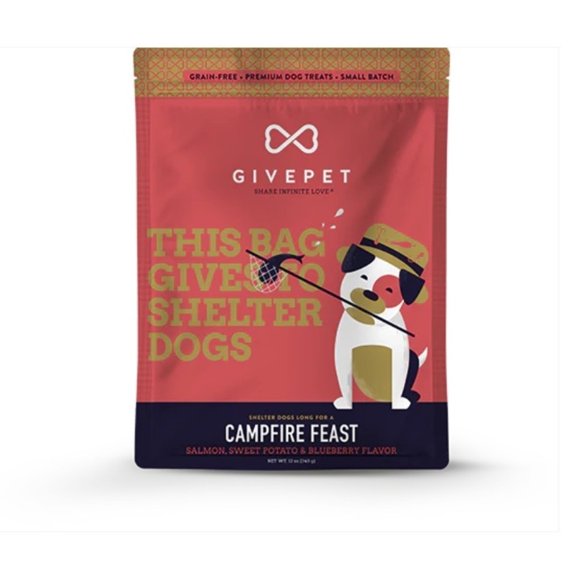 GivePet Grain-Free Small Batch Dog Treats Campfire Feast 12 oz