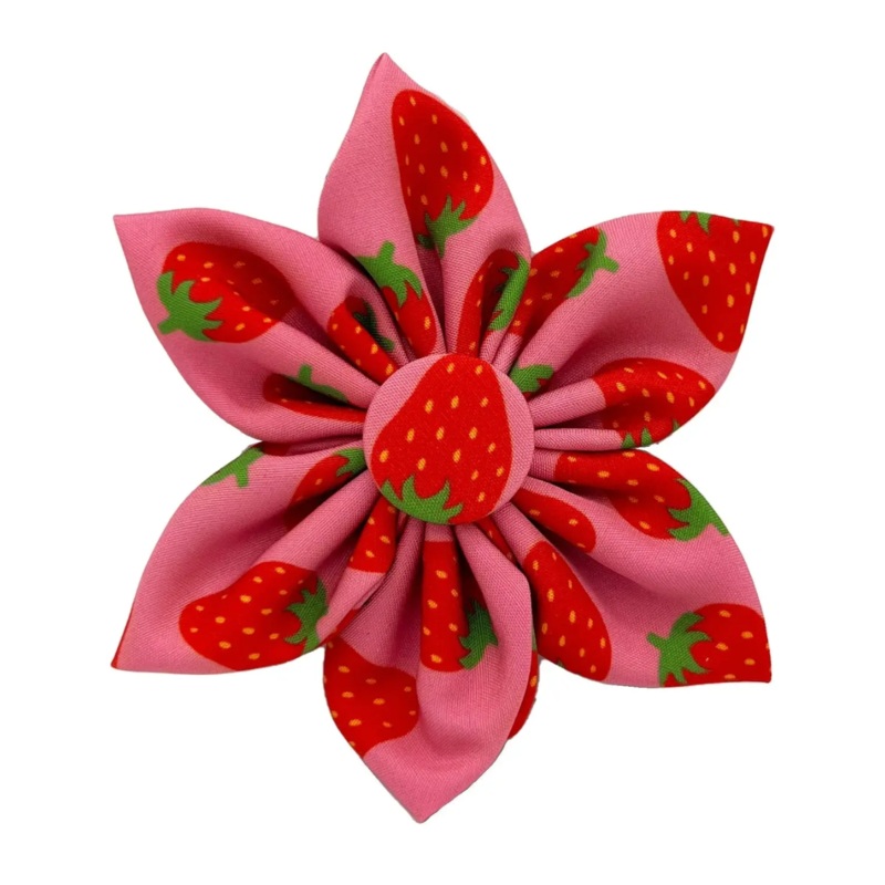 Huxley & Kent Strawberries Pinwheel Bow Tie for Dogs & Cats 4