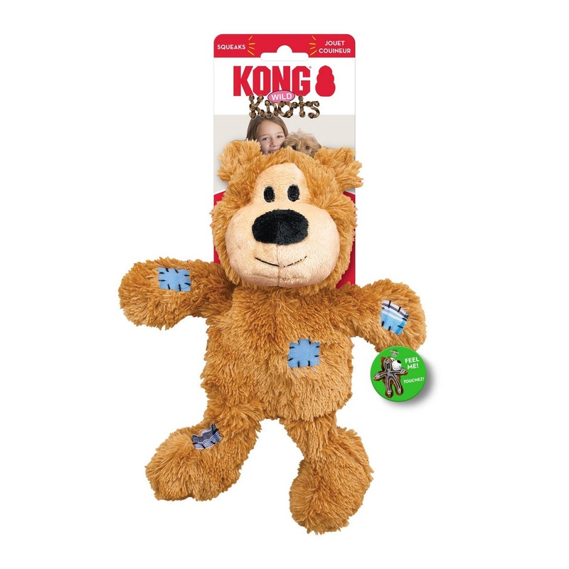 KONG Wild Knots Bear Assorted Dog Toy, M/L