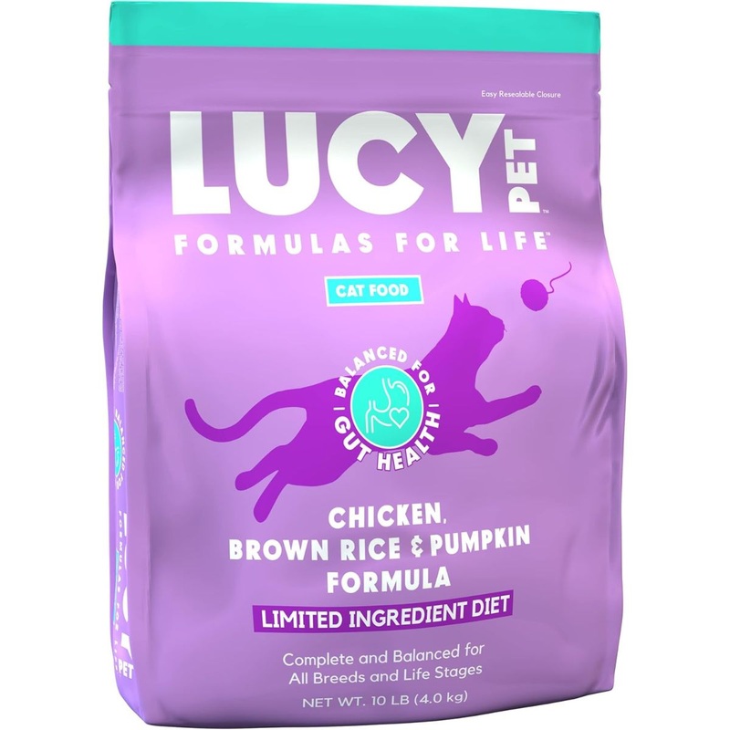 Lucy Pet Chicken Brown Rice & Pumpkin LID Cat Food 10lb