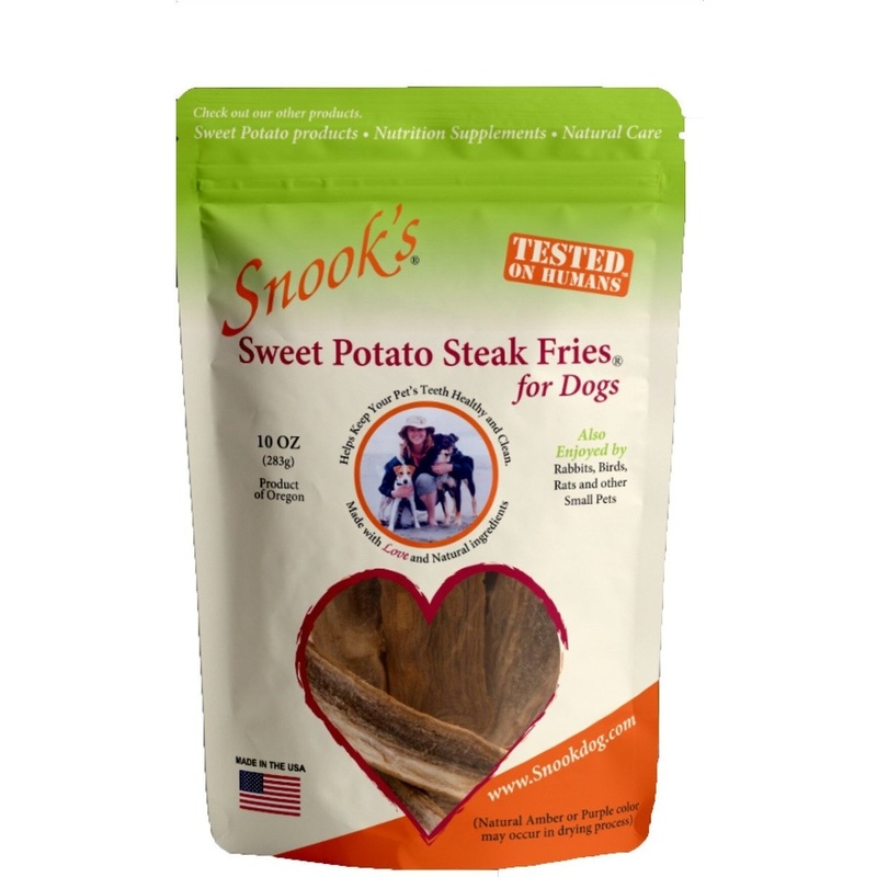 Snook’s Sweet Potato Steak Fries Dog Treats, 10 oz