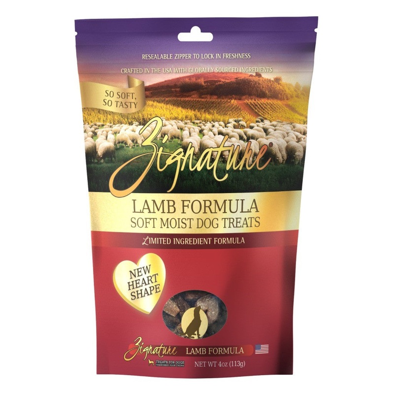 Zignature Soft Moist Dog Treats – Lamb – 4oz
