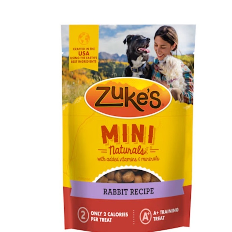 Zuke’s Mini Naturals Rabbit Recipe Dog Treats, 6 oz