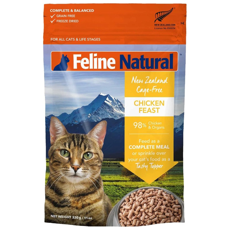 Feline Natural Chicken Freeze Dried Cat Food 11oz
