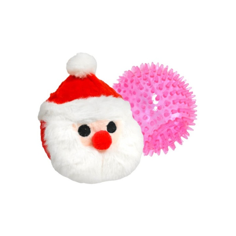 PatchWorkPet Pricklet Santa 4 Dog Toy