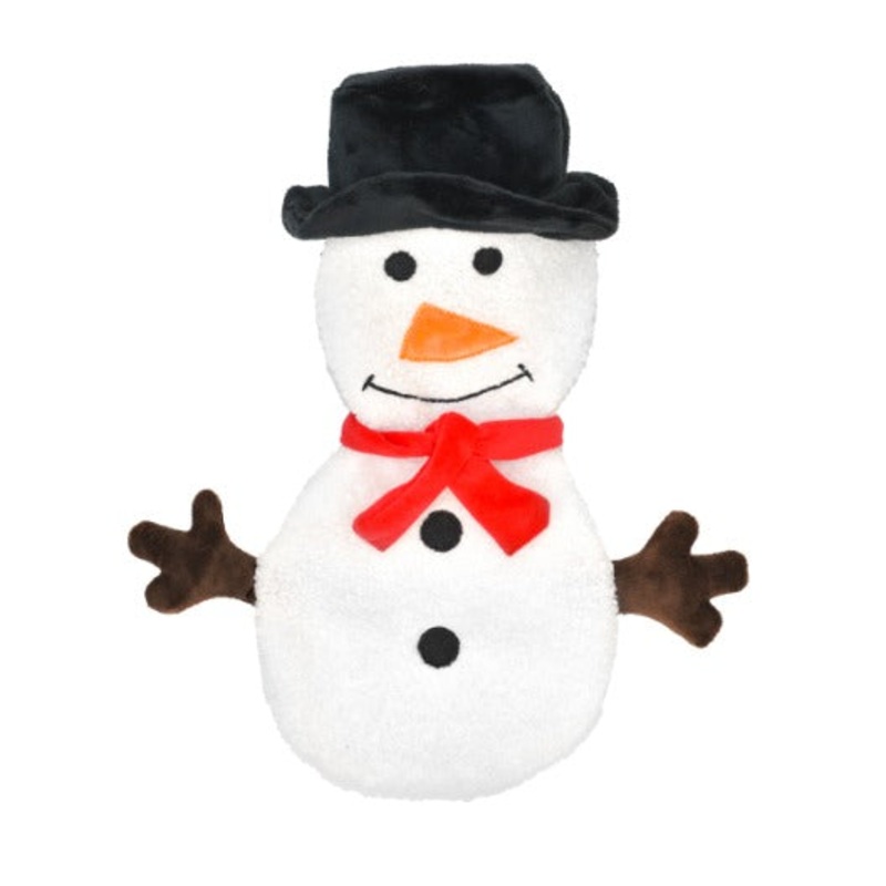 PatchWorkPet Stuffingless Snowman 13 Dog Toy