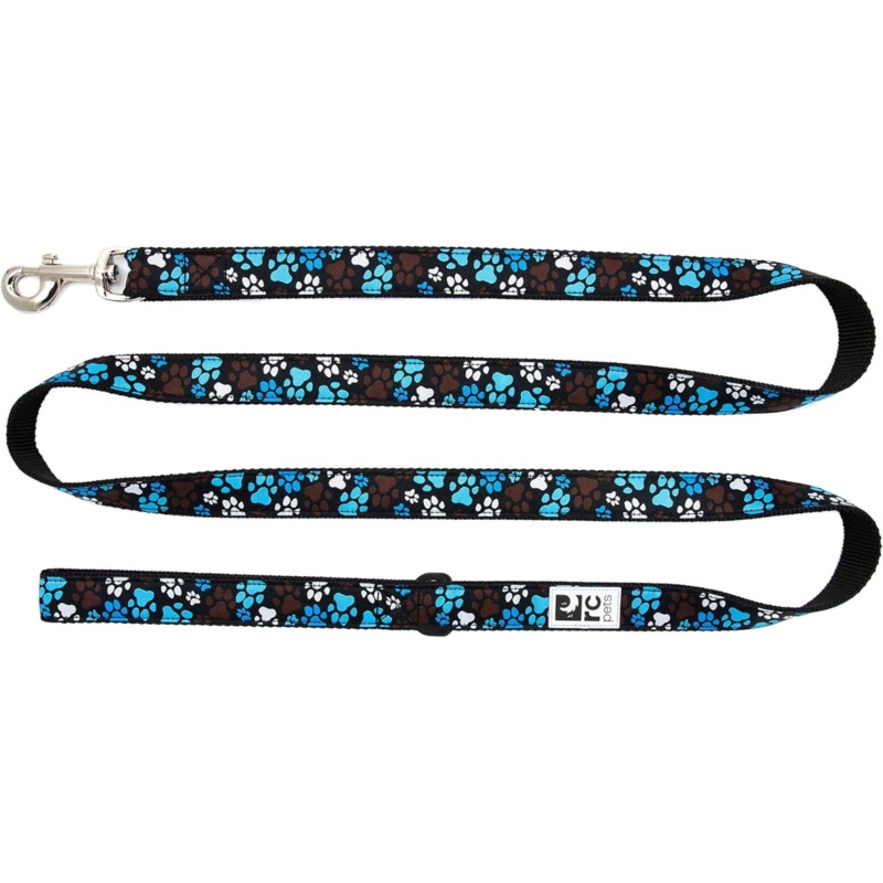RC PETS 3/4 x 6 ft Dog Leash, Pitter Patter Chocolate