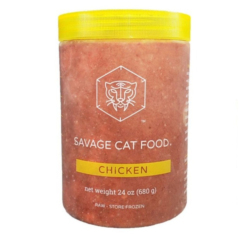 Savage Cat Chicken Cat Food Tube 24oz