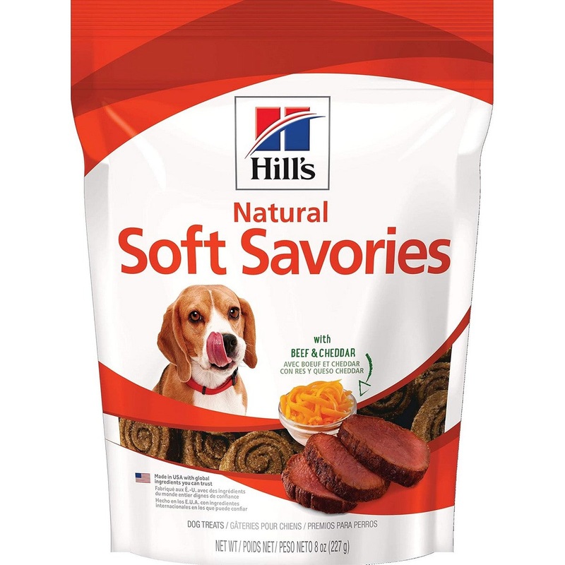 Hill’s Natural Soft Savories Beef & Cheddar Dog Treats 8oz