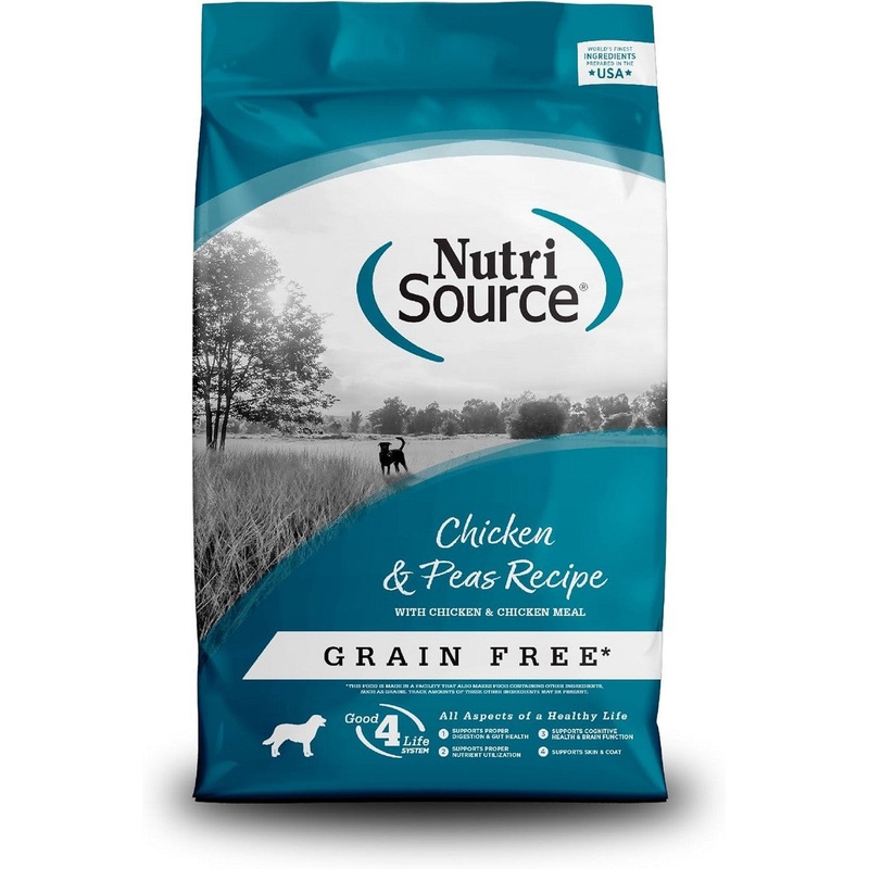 NutriSource Chicken & Peas Grain Free Dry Dog Food 12lb