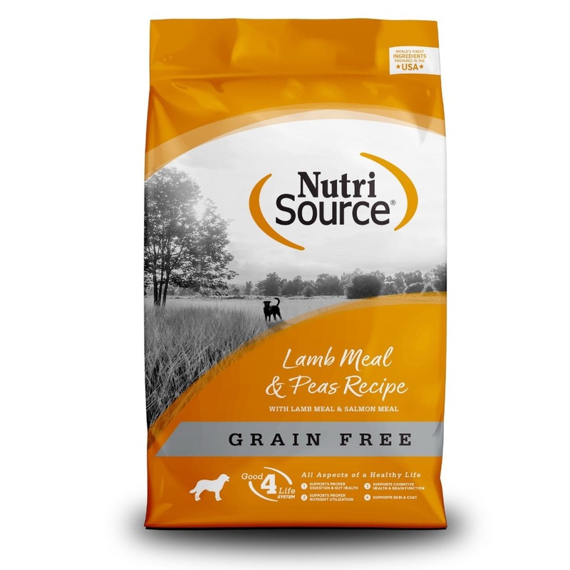 NutriSource Lamb Meal & Peas Grain Free Dry Dog Food 12lb