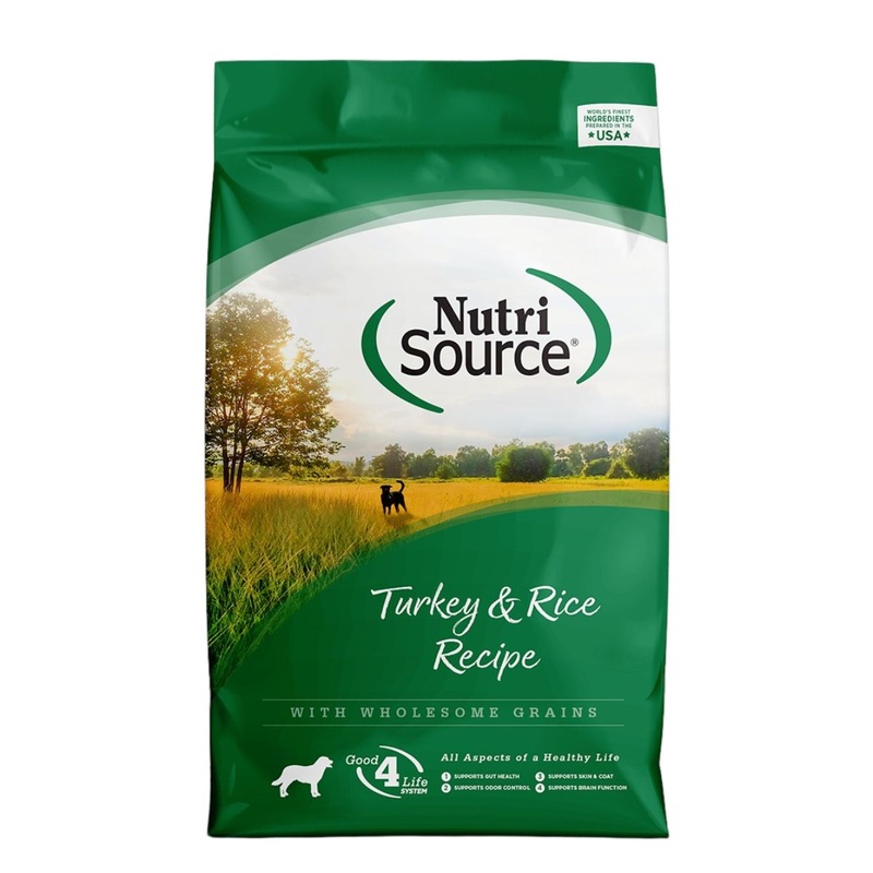 NutriSource Turkey & Rice Recipe Dry Dog Food 12lb