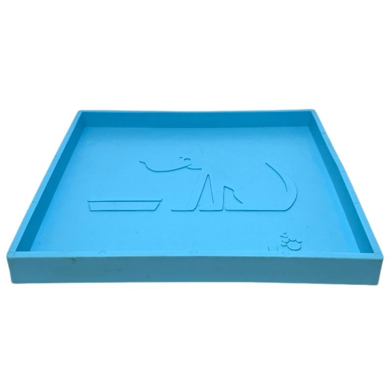 SodaPup Suction Cup Holder for eBowls eTrays eMats Light Blue