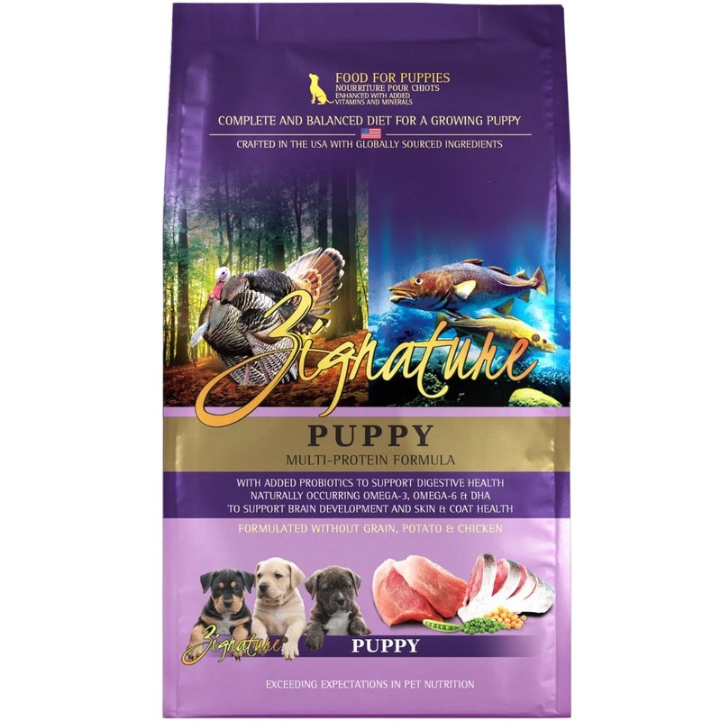 Zignature Puppy Formula Dry Dog Food – Multi-Protein – 12.5lb Bag