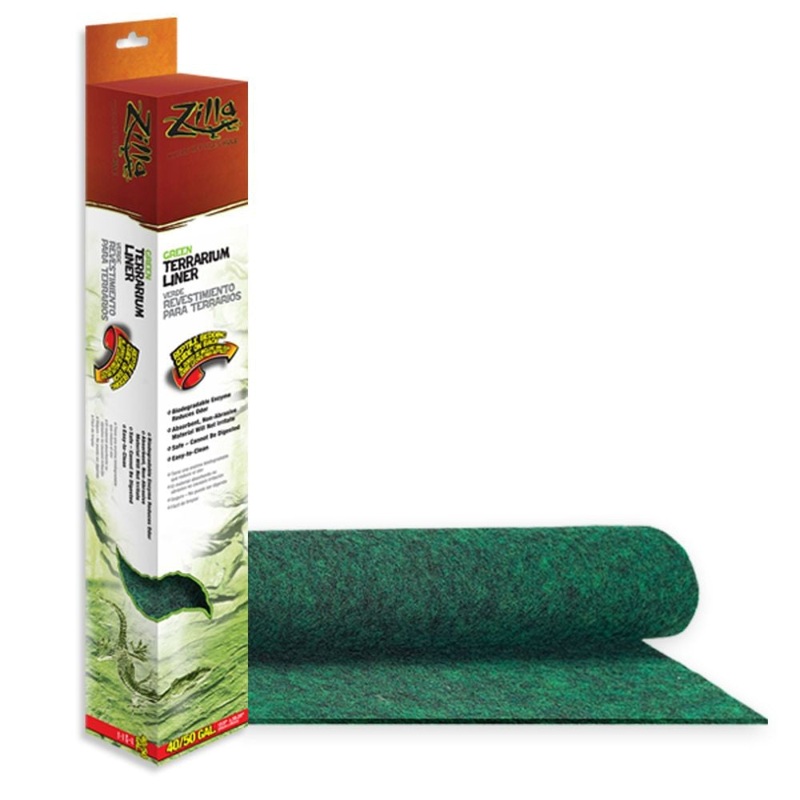 ZILLA TERRARIUM LINER GREEN 50