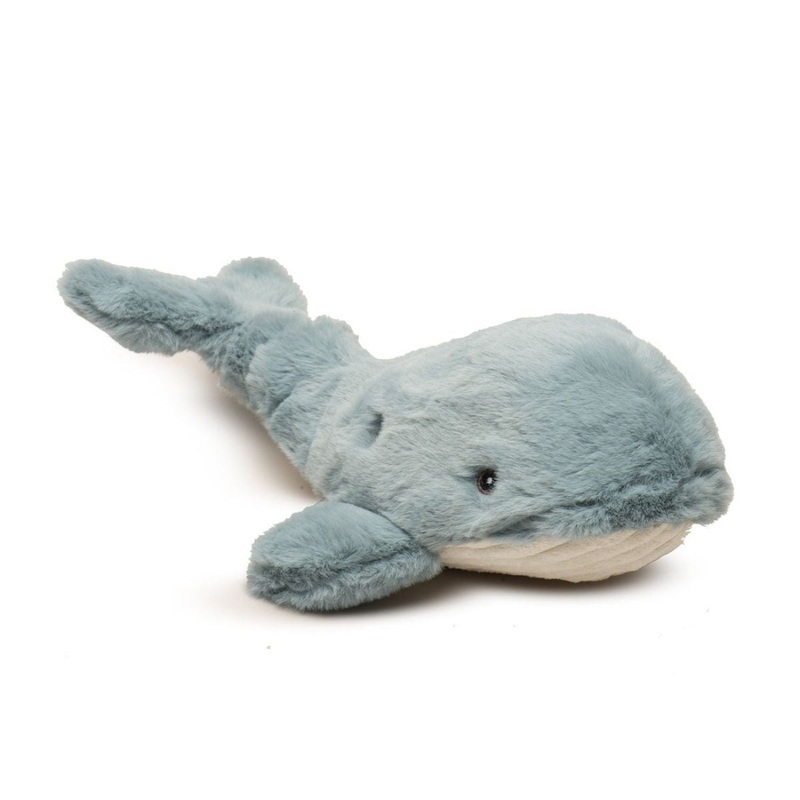 HuggleHounds Mobie Whale Knottie Plush Dog Toy Large