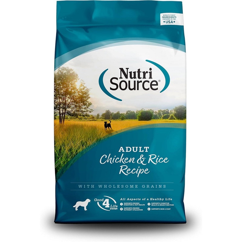 NutriSource Adult Chicken & Rice Recipe Dry Dog Food 12lb