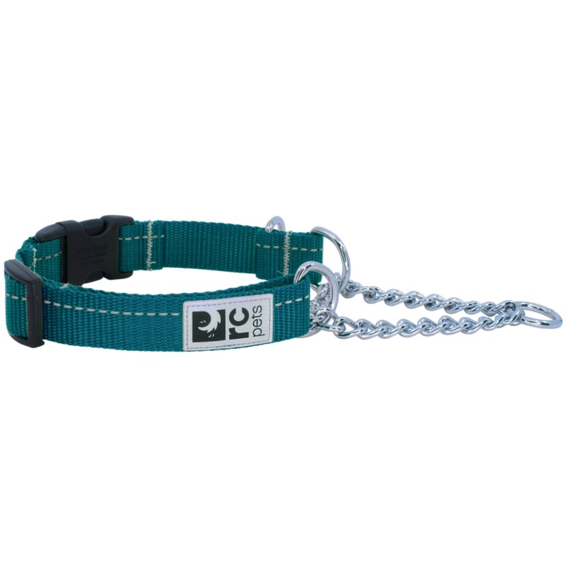 RC PETS Dog Primary Training Clip Collar, Dark Teal, L, 1/1 8 – 26