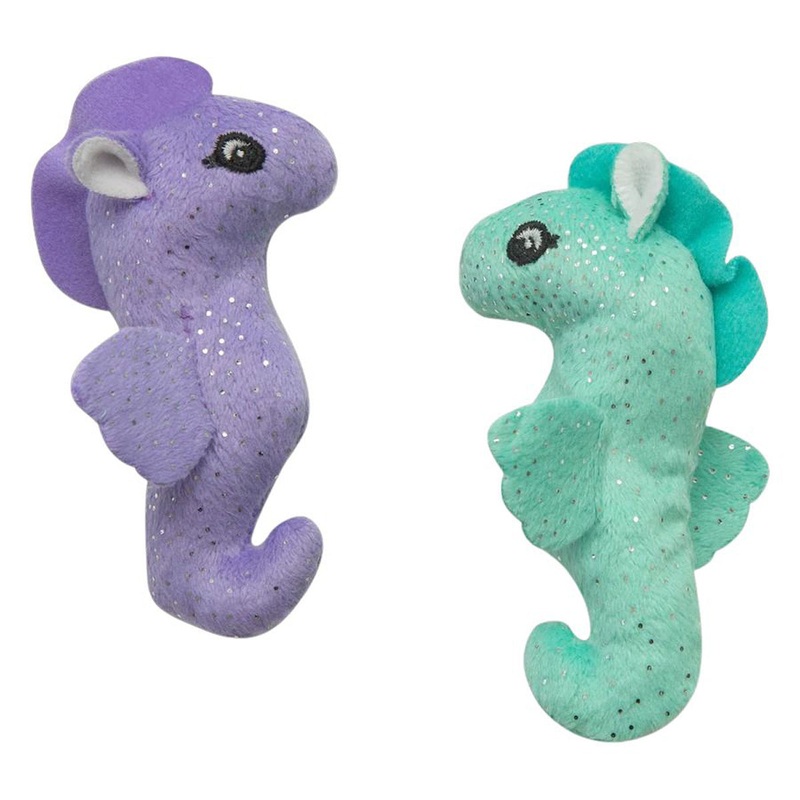 SnugArooz Kitty Seahorse 2 Pk with Catnip Cat Toys