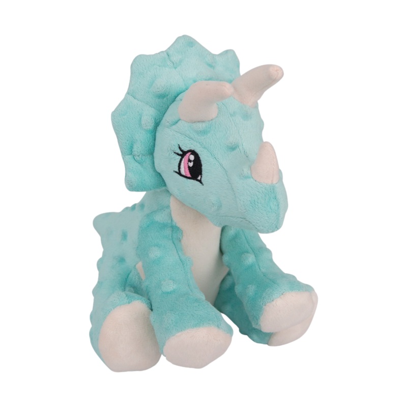 Snugarooz Talia The Triceratop Dog Toy