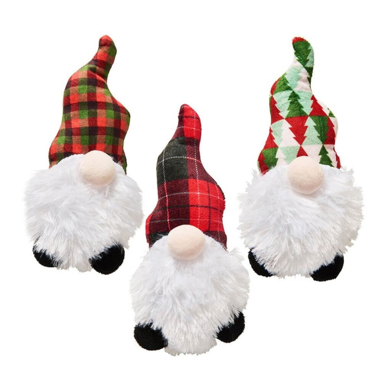 Spot Holiday Gnome Catnip Toys 6 Assorted