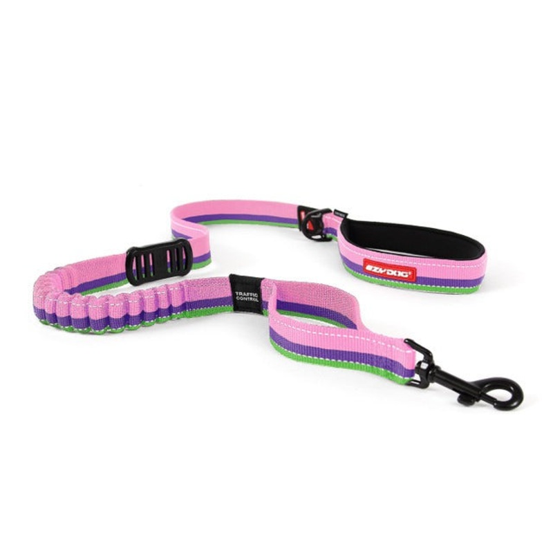 EzyDog Bubblegum Zero Shock Dog Leash 48