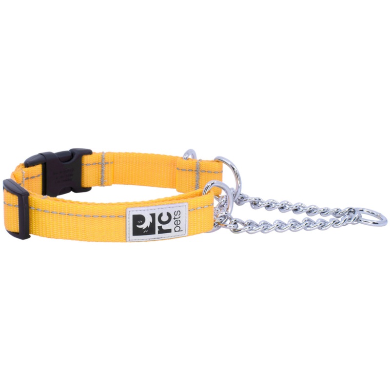 RC PETS Dog Primary Training Clip Collar, Marigold, M, 1/ 14 – 19