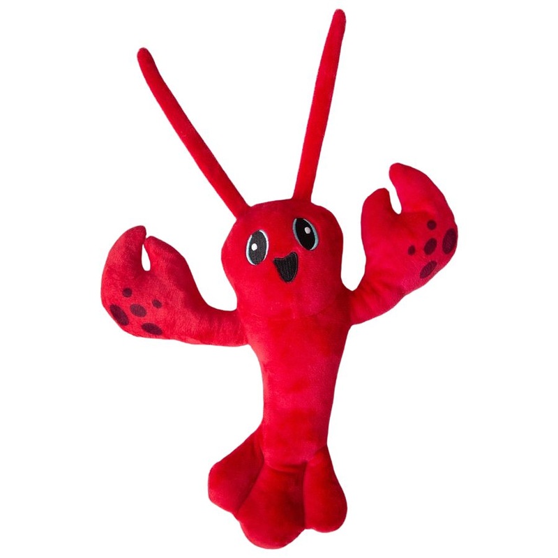 Snugarooz Luca The Lobster Plush Dog Toy