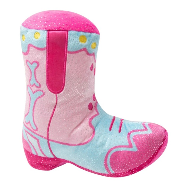 Snugarooz Single 2 Boot Plush Dog Toy
