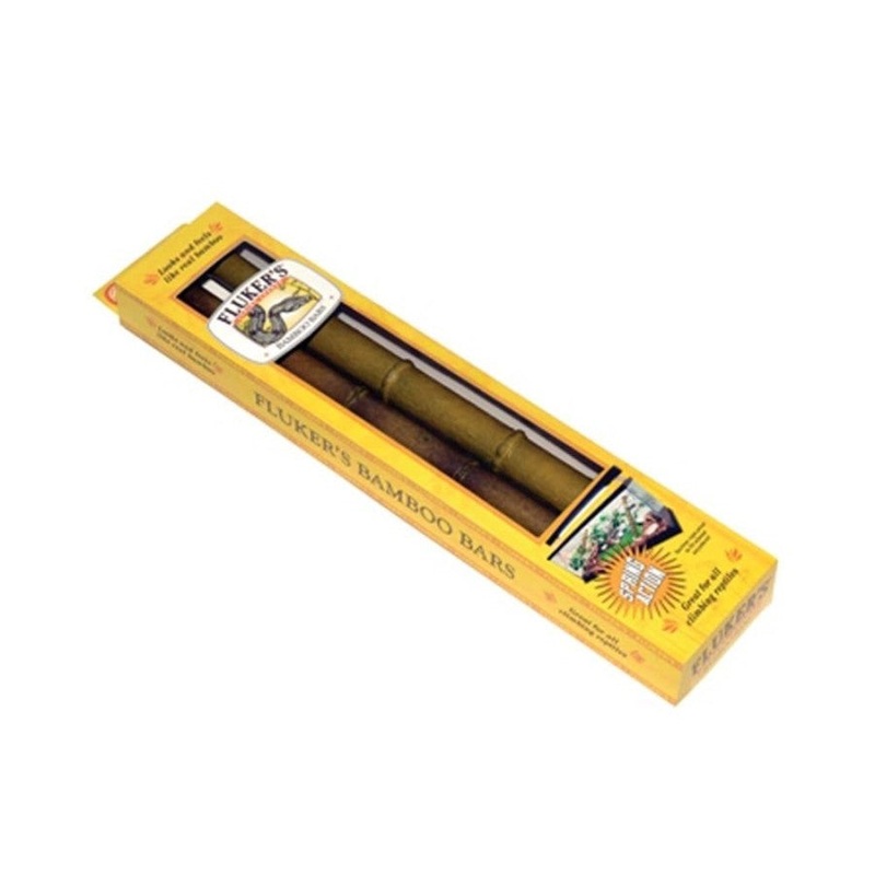 Fluker’s Bamboo Bars for Reptiles and Amphibians Brown 2Pk