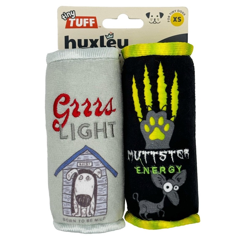 Huxley & Kent Tiny Tuff Gotta Go-Go Dog Toys 2Pk