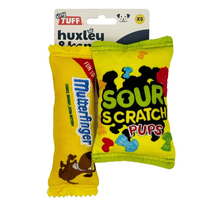 Huxley & Kent Tiny Tuff Sugar Rush Dog Toys 2Pk