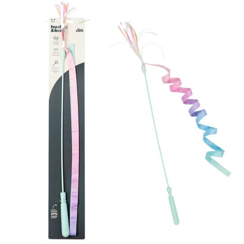 Huxley & Kent Wand Cat Toy Dance & Lure Pastel