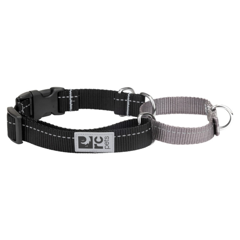 RC PETS Dog Primary Web Training Clip Collar, Black, S, 3/4/ 11 – 14