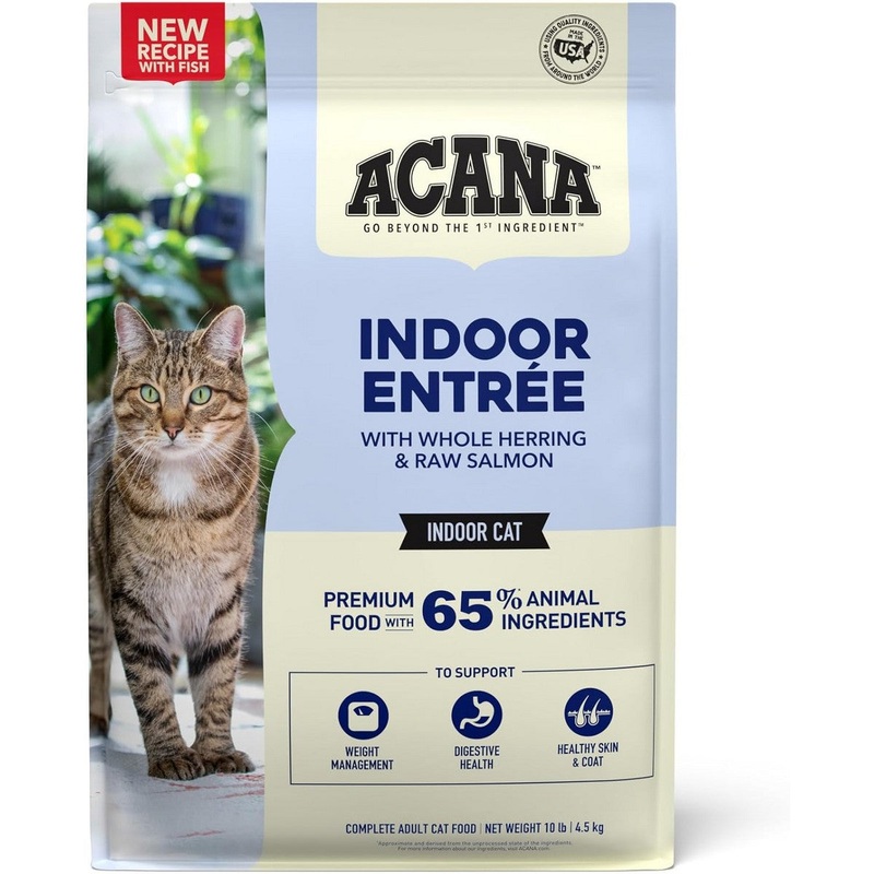 Acana Indoor Fish Recipe Dry Cat Food 10lb