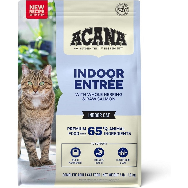 Acana Indoor Fish Recipe Dry Cat Food 4lb