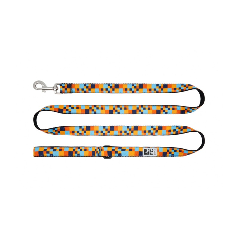 RC PETS Dog Leash, Pixel Blue, 1×6′