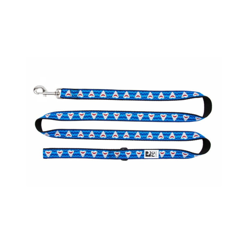 RC PETS Dog Leash, Shark Attack, 3/4×6