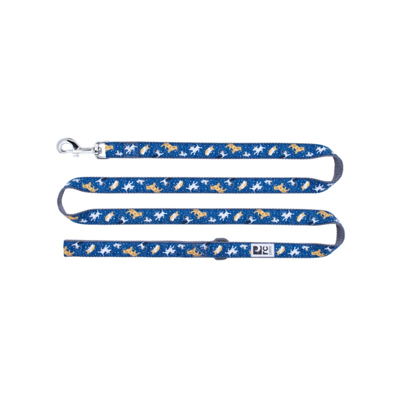 RC PETS Dog Leash, Space Dogs, 3/4×6′
