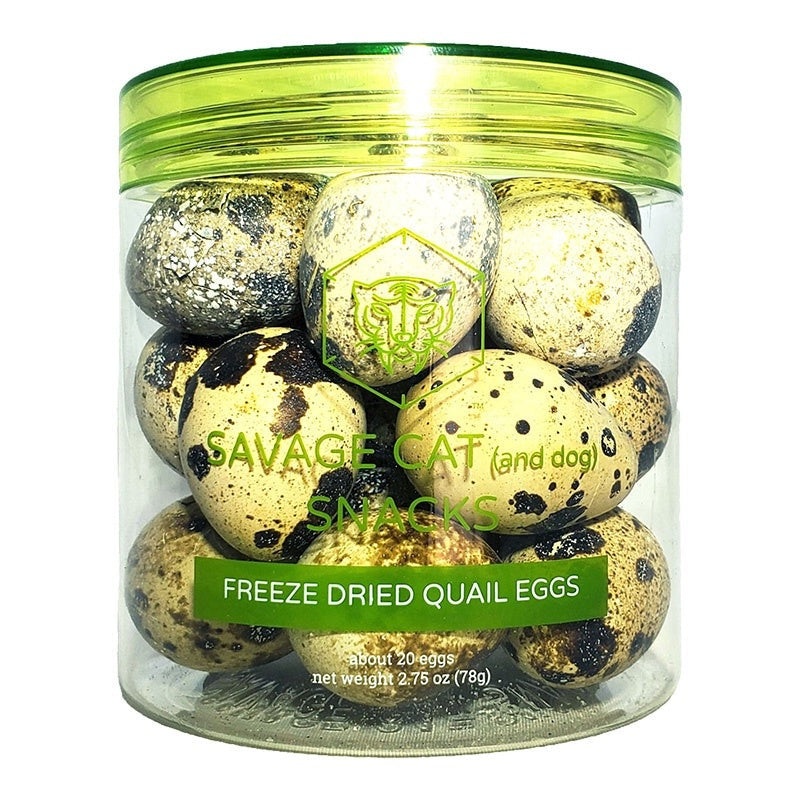 Savage Cat Freeze Dried Quail Eggs Cat & Dog Treats 2.75oz