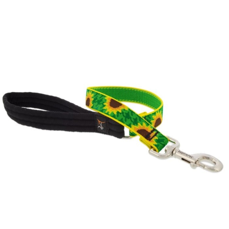 Lupine Dog Leash 3/4 x 4′ Sunflowers
