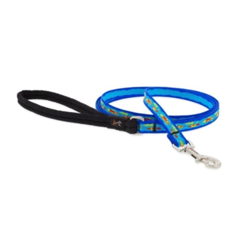 Lupine Pet Dog Leash 1/2 x 6′ Wee Fishies