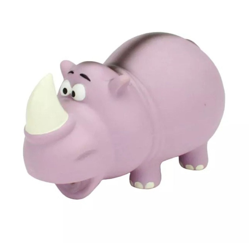 Rascals Grunt Latex Dog Toys Rhino 7