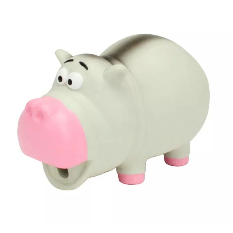 Rascals Latex Grunt Dog Toys Hippo 7