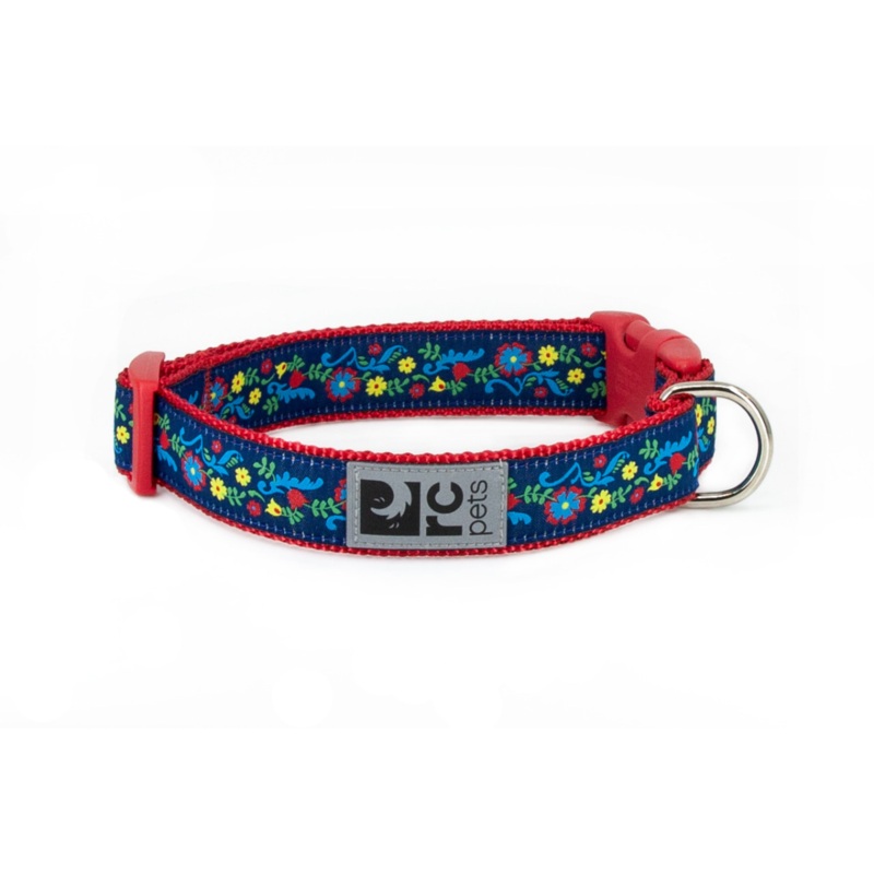 RC PETS Dog Clip Collar, Feeling Folksy, Large, 1/ 15 – 25