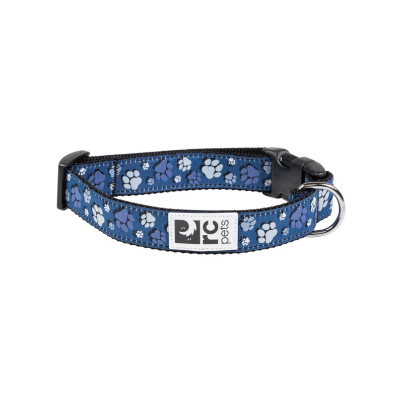 RC PETS Dog Clip Collar, Fresh Tracks Blue, S, 3/4/ 9 – 13
