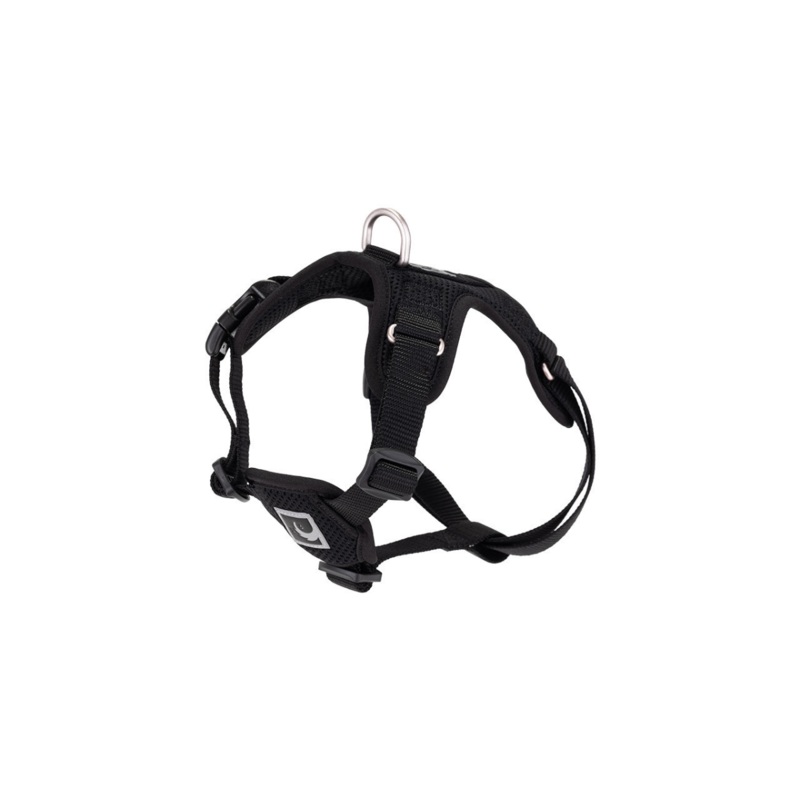 RC PETS Dog Forte Step In Harness, Black, XS, 14 – 18