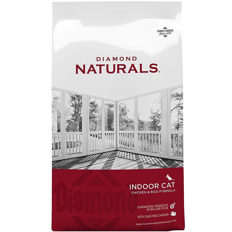 Diamond Naturals Chicken & Rice Indoor Cat Dry Cat Food 18lb